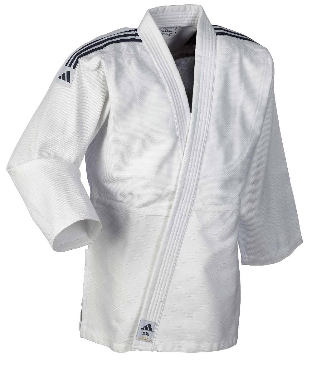 Ju Sports adidas Judo-Anzug Club weiß/schwarze Streifen, J350 Fabrik Onlineshop