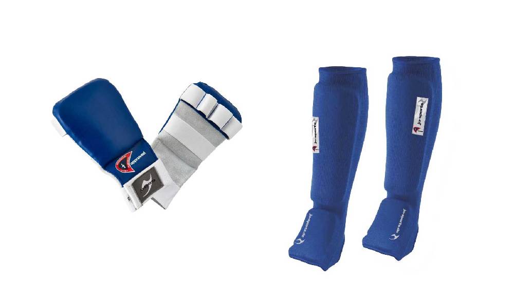 Ju Sports Ju-Jutsu Schützer-Set blau, Hand- und Fußschutz Rabatt