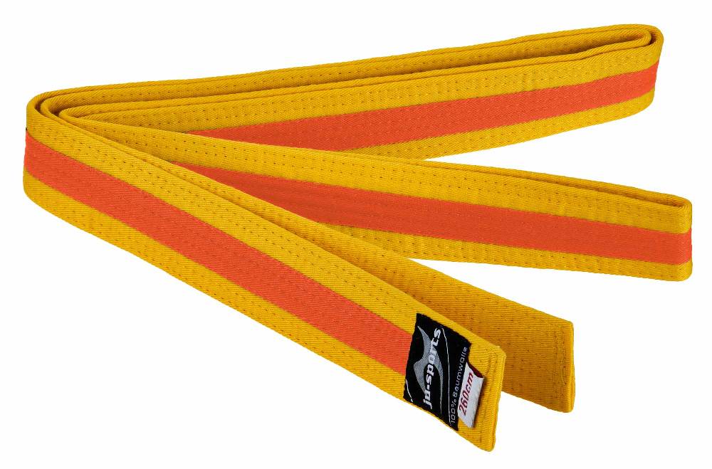 Ju Sports Budogürtel gelb/orange/gelb Osterangebot