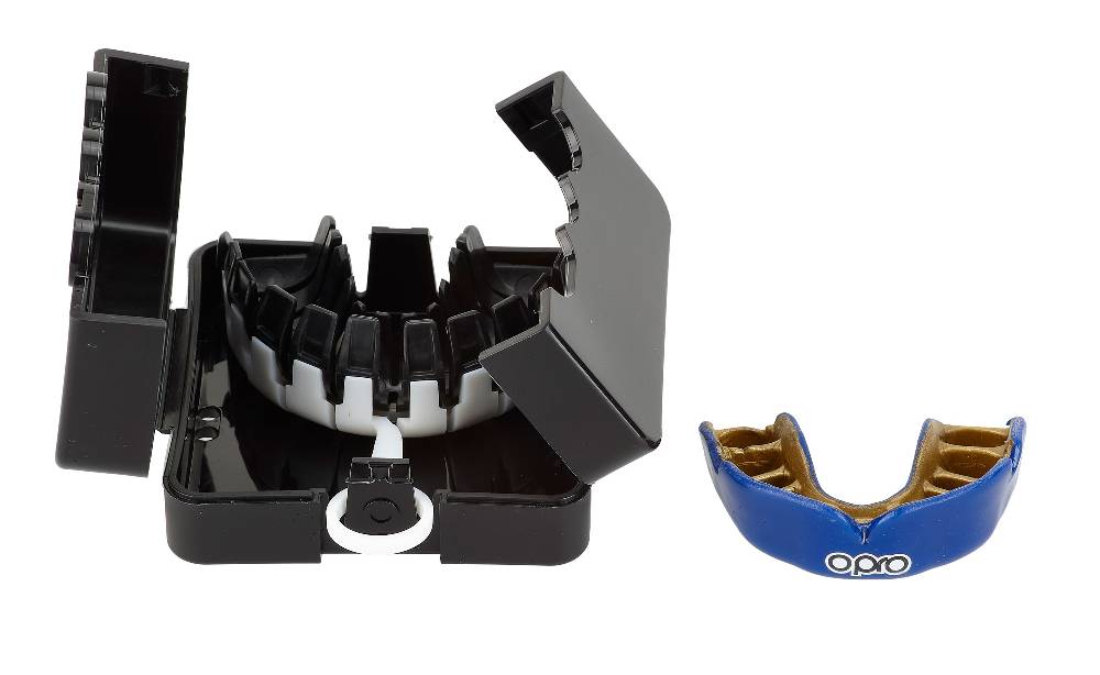 Ju Sports OPRO Zahnschutz PowerFit Dark Blue/Gold Bis zu 60% Rabatt