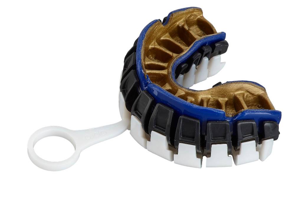 Ju Sports OPRO Zahnschutz PowerFit Dark Blue/Gold Bis zu 60% Rabatt