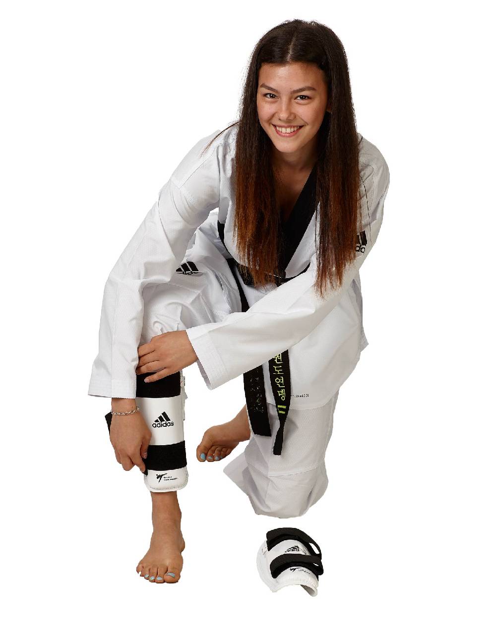 Ju Sports adidas Schienbeinschutz PU weiß ADITSP01 Nur noch ein Tag übrig