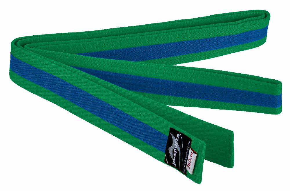 Ju Sports Budogürtel grün/blau/grün Fabrikverkauf