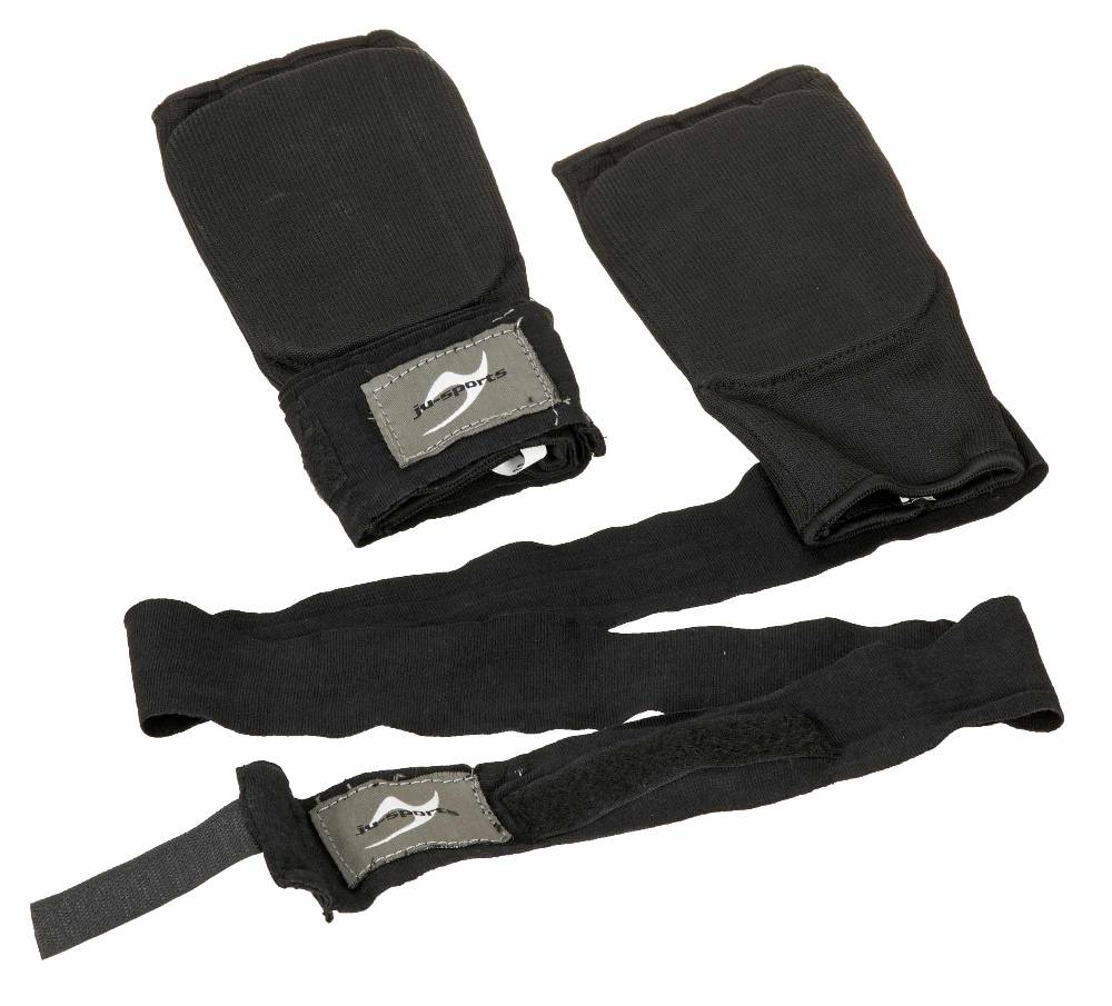 Ju Sports Innen-Boxhandschuhe mit Bandage Senior schwarz Kauf eins, bekomm eins gratis