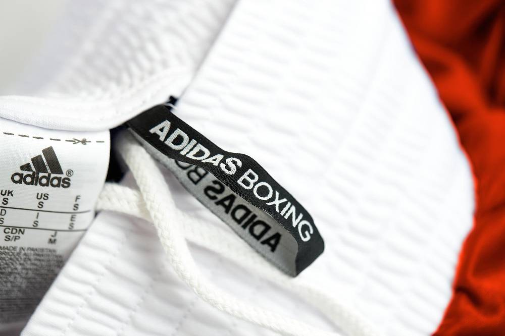 Ju Sports adidas Box-Short rot/weiß, ADIBTS02 Sonderangebote