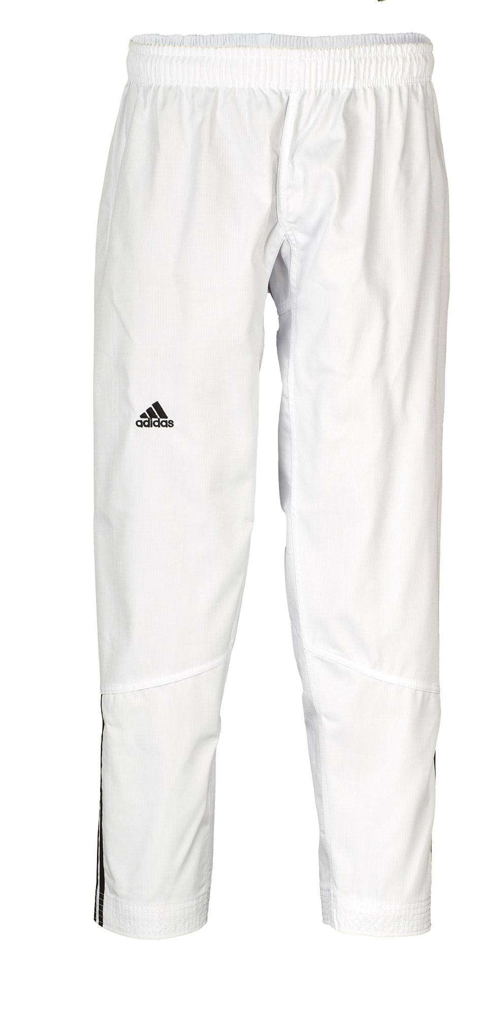 Ju Sports adidas Taekwondoanzug, Adi Club 3 stripes, schwarzes Revers, ADITCB02 Kostenlose Rückgabe