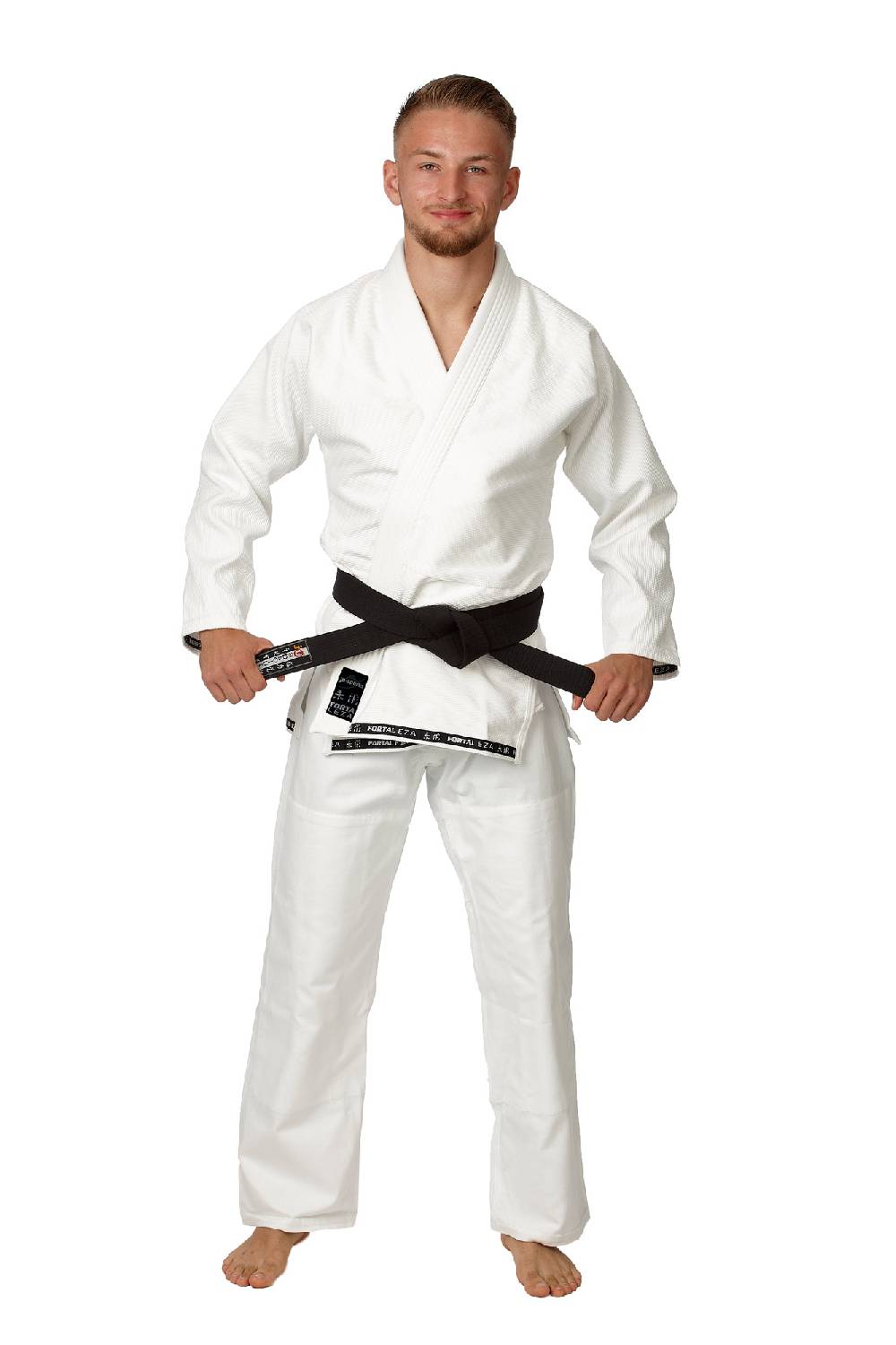 Ju Sports BJJ Starter Gi Fortaleza + BJJ Gürtel weiß Vierteljährliche Förderung