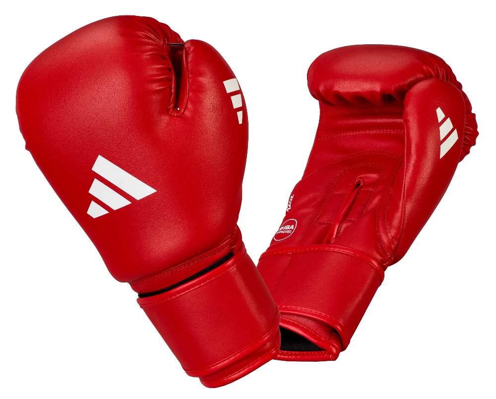 Ju Sports adidas IBA Boxing Gloves rot, IBAG1 50% Rabatt für begrenzte Zeit