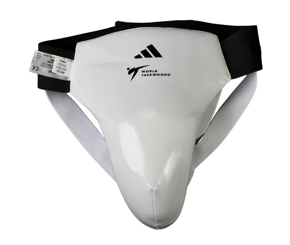 Ju Sports adidas Tiefschutz Herren PU weiß ADITGG01 Fabrikverkauf