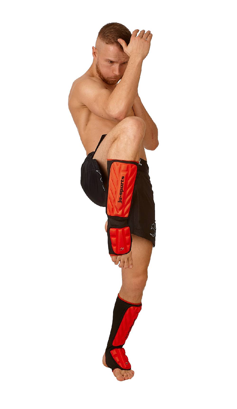 Ju Sports Schienbein-/Spannschoner V-Shape C19 rot Bestseller