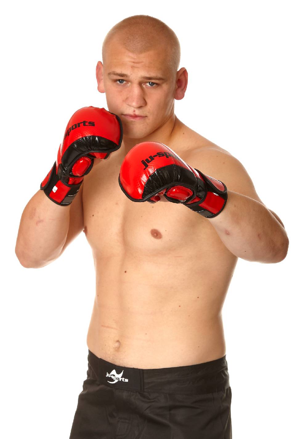 Ju Sports MMA/Allkampf Sparring Handschuh Carbon rot Letzte 2 Tage