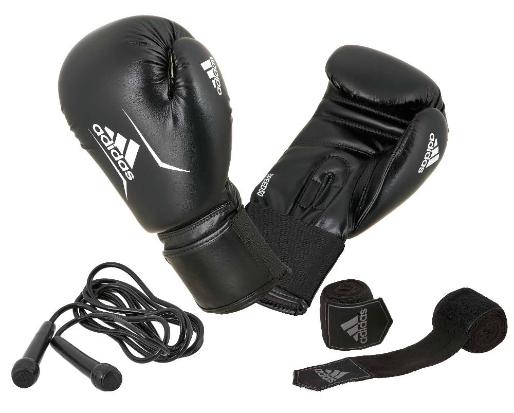 Ju Sports adidas Boxing Set ADIBPKIT04, Handschuhe/Seil/Bandagen Letzter Tag