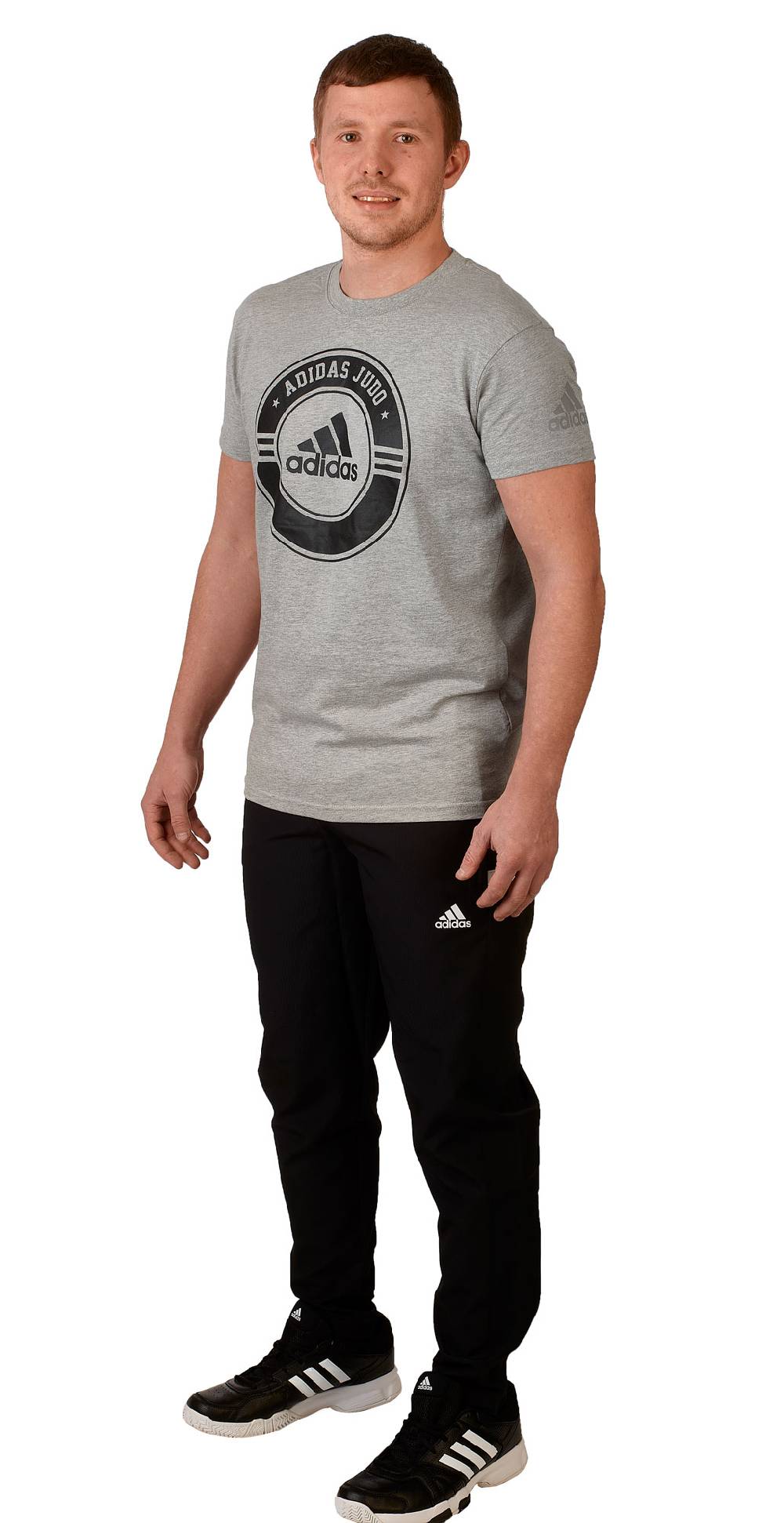 Ju Sports adidas Judo Community Line Shirt "Circle" grey/black, adicsts01J Vierteljährliche Förderung