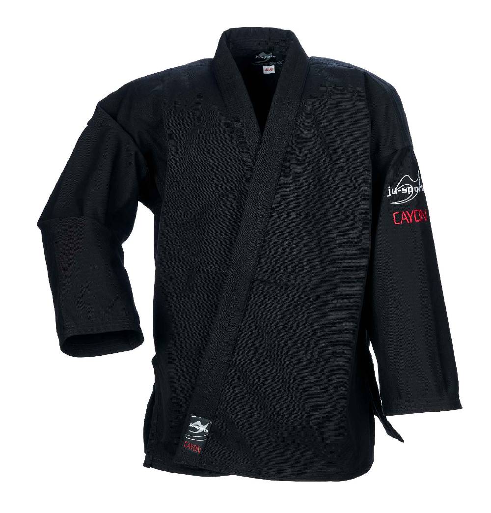 Ju Sports Ju-Jutsu Anzug Cayon black Räumungsverkauf
