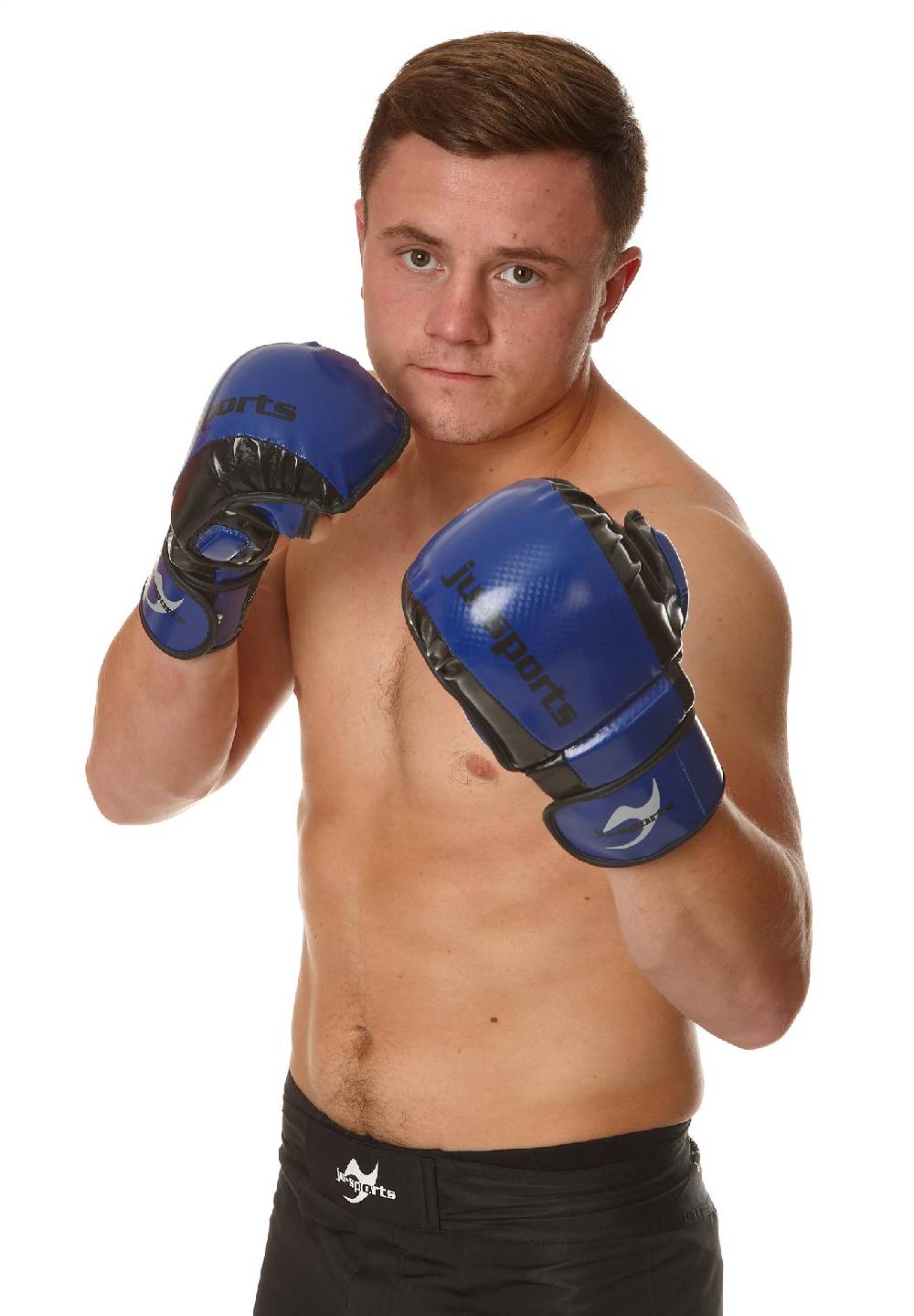 Ju Sports MMA/Allkampf Sparring Handschuh Carbon blau Sonderangebote