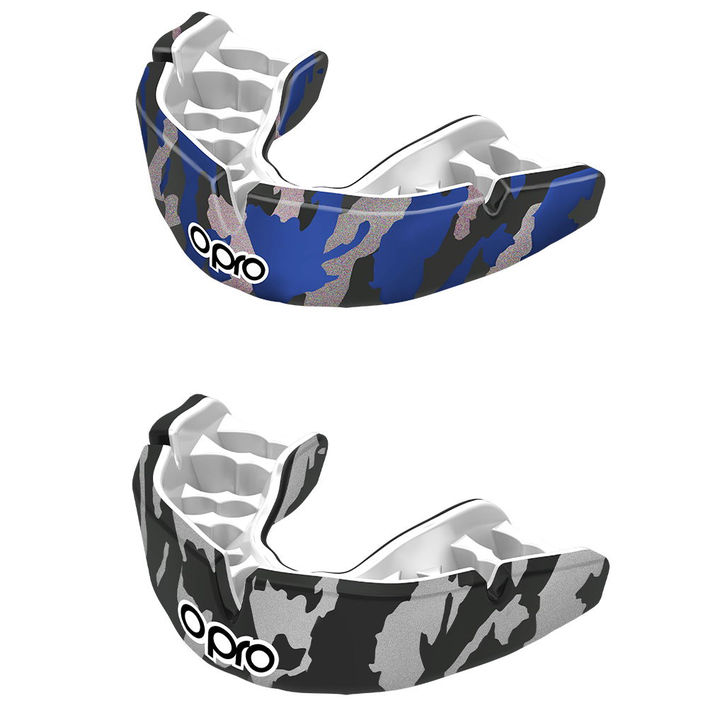 Ju Sports OPRO Zahnschutz Instant Custom Fit Camo Senior Nur für heute