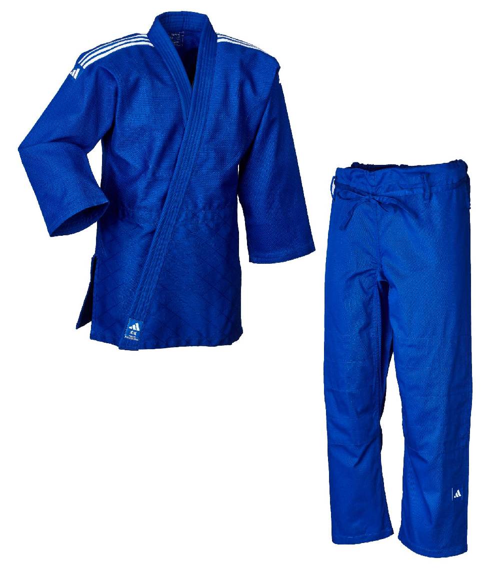Ju Sports adidas Judo-Anzug "Training" blau/weiße Streifen, J500B Weihnachtsangebot