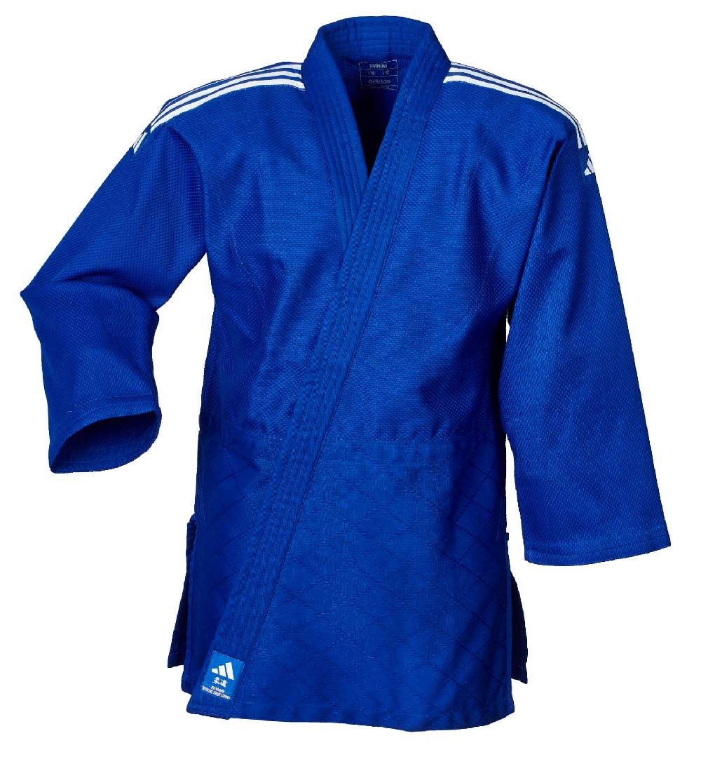 Ju Sports adidas Judo-Anzug "Training" blau/weiße Streifen, J500B Weihnachtsangebot