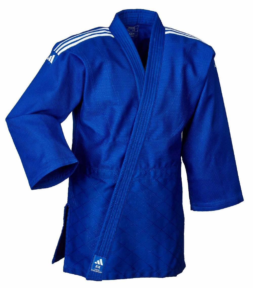 Ju Sports adidas Judo-Anzug "Training" blau/weiße Streifen, J500B Weihnachtsangebot