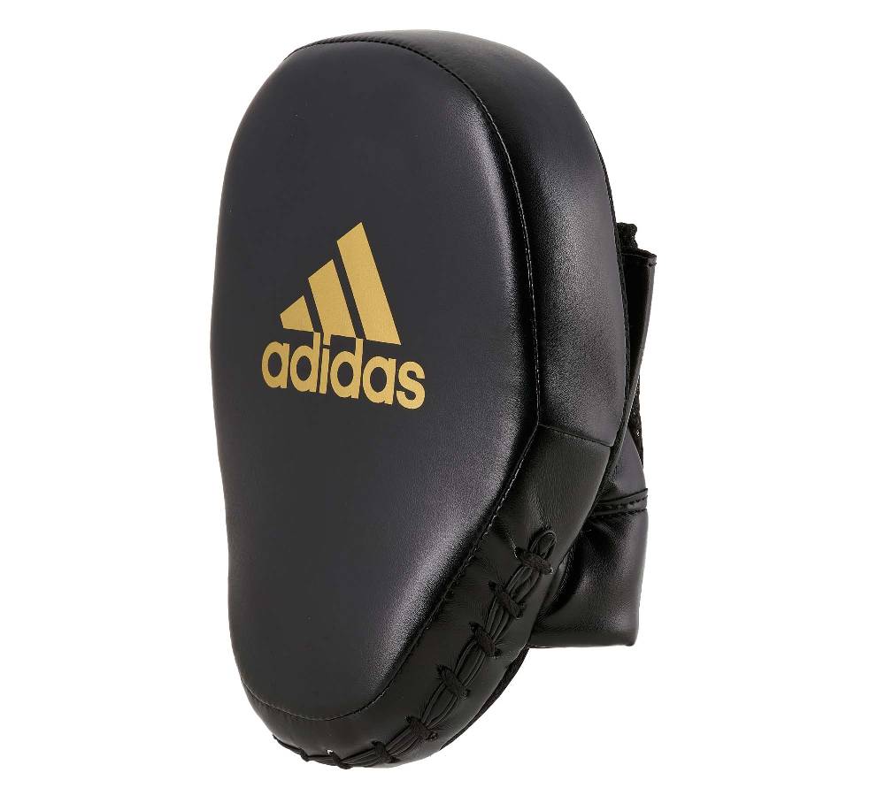 Ju Sports adidas Speed Coach Paar-Pratzen, schwarz/gold ADISBAC014 Vatertagsangebot