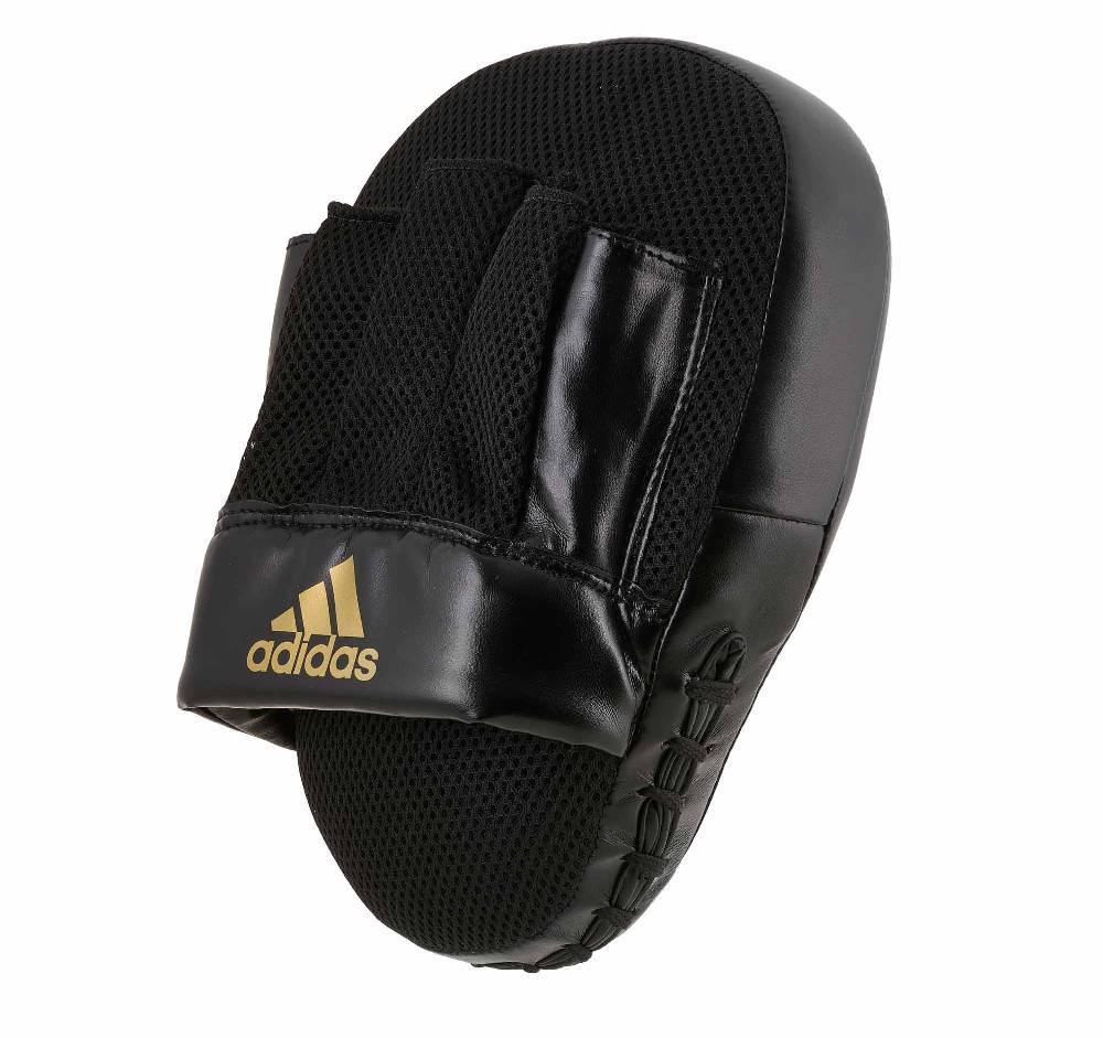 Ju Sports adidas Speed Coach Paar-Pratzen, schwarz/gold ADISBAC014 Vatertagsangebot