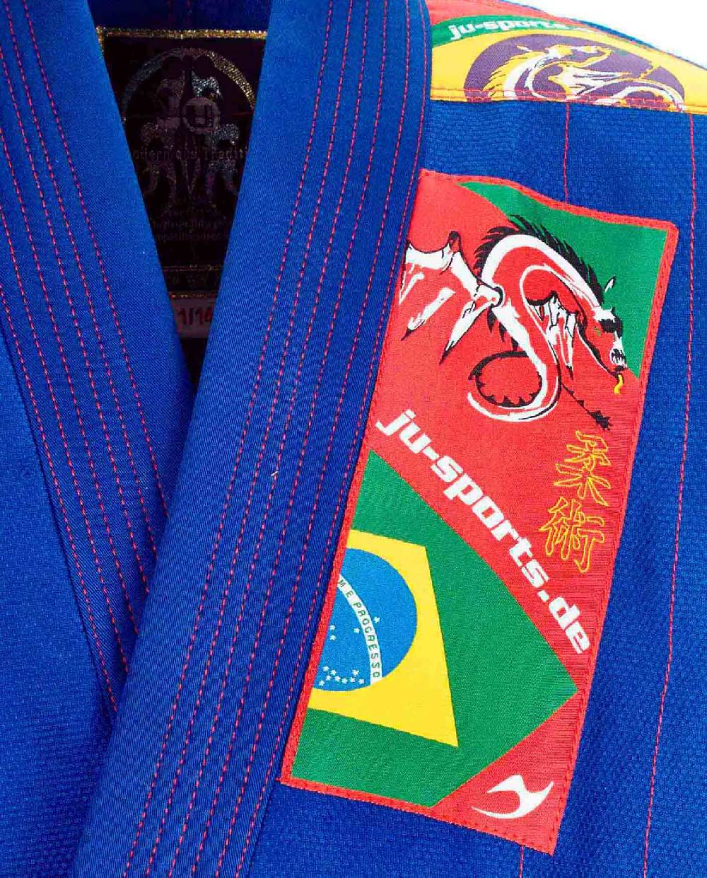Ju Sports BJJ-Anzug Kids blau Neueste Mode