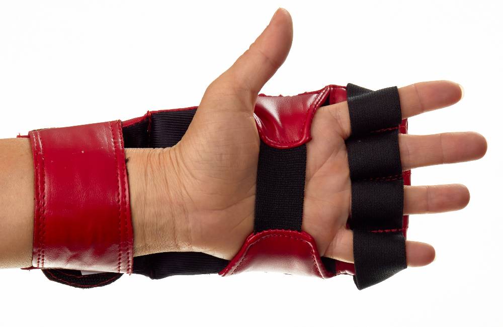 Ju Sports Ju-Jutsu Handschutz Section rot Räumungsverkauf