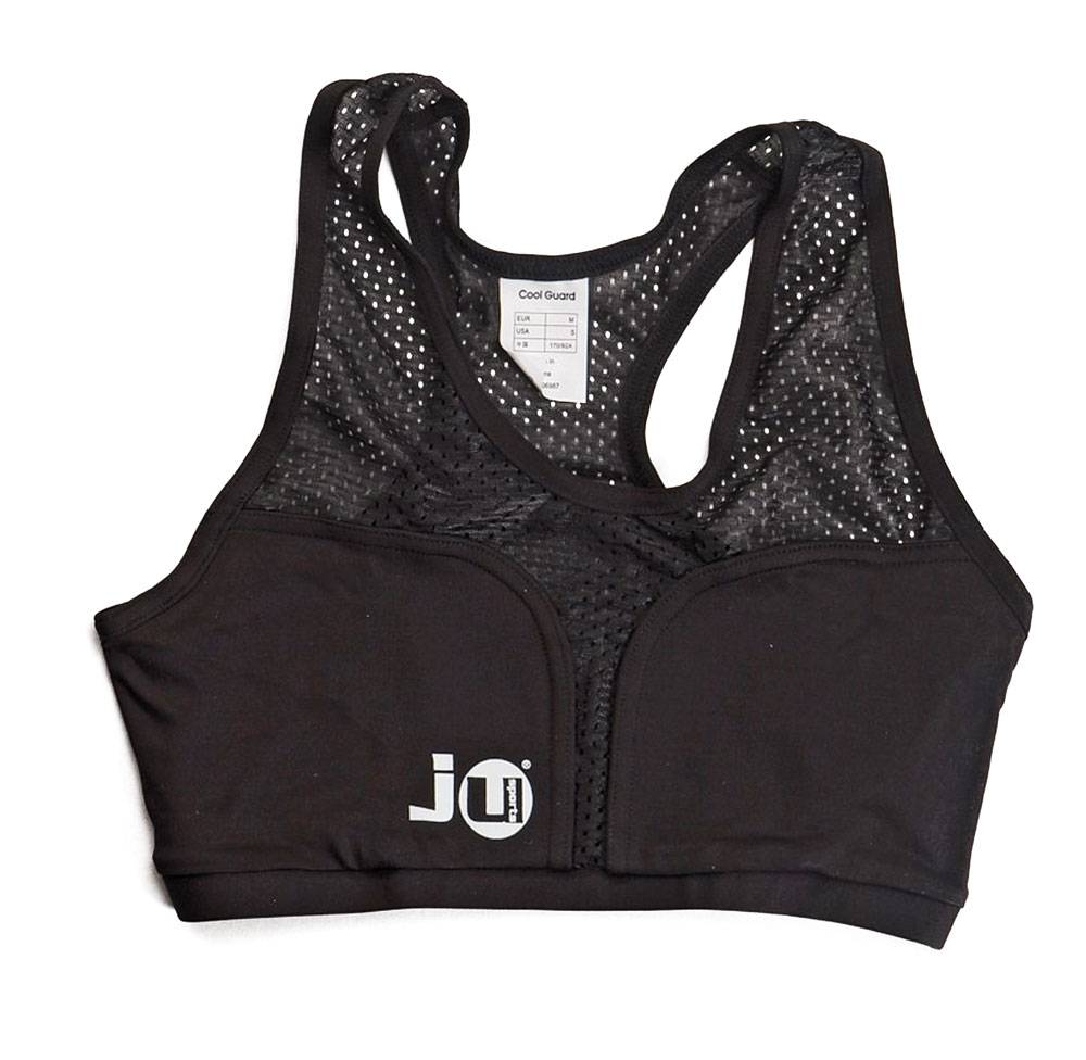 Ju Sports Lycra-Top für Damen (Brustschutz-Bestandteil Cool Guard) schwarz Kauf eins, bekomm eins gratis