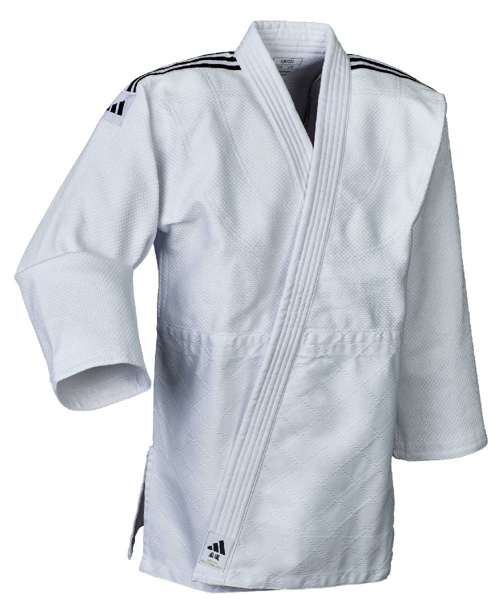 Ju Sports adidas Judo-Anzug Contest weiß/schwarze Streifen, J650 Super Sparpreis