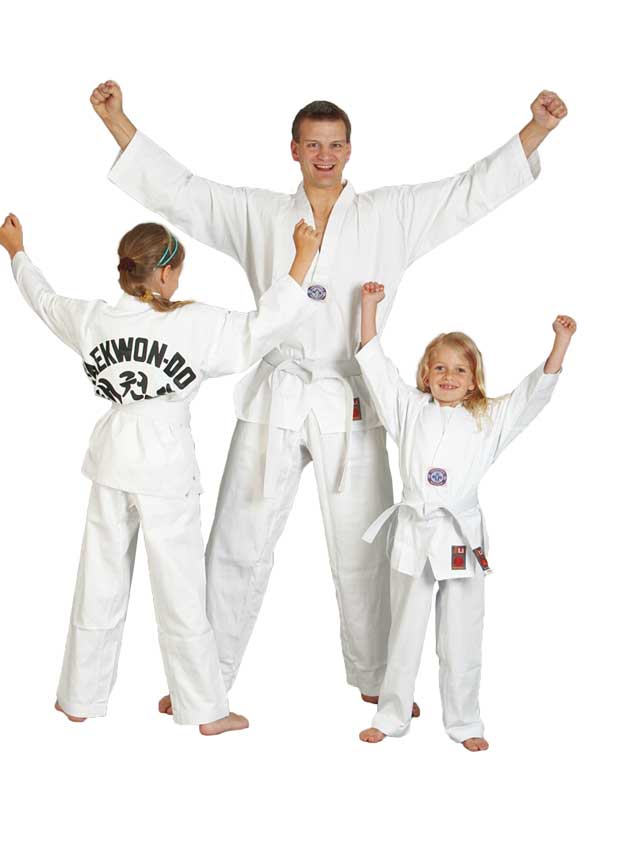 Ju Sports Taekwondoanzug "to start" mit Rückendruck Discount Store für neue Produkte