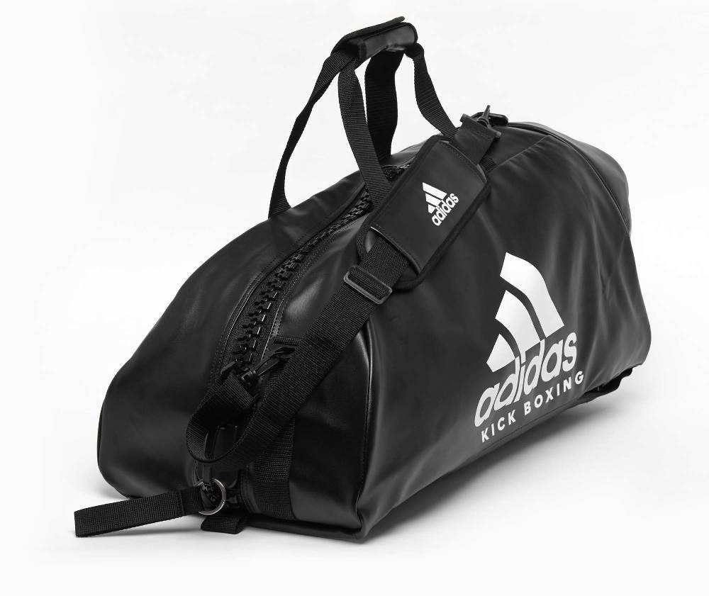 Ju Sports adidas 2in1 Bag "Kickboxing" black/white PU, adiACC051KB Kostenloser Versand international