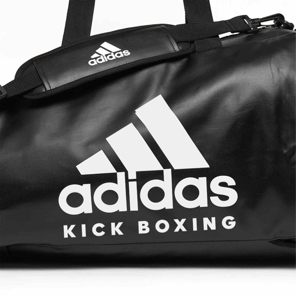Ju Sports adidas 2in1 Bag "Kickboxing" black/white PU, adiACC051KB Kostenloser Versand international