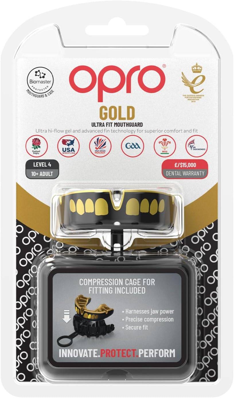 Ju Sports OPRO Zahnschutz Gold Grillz black/gold Senior 2022 Rabatt