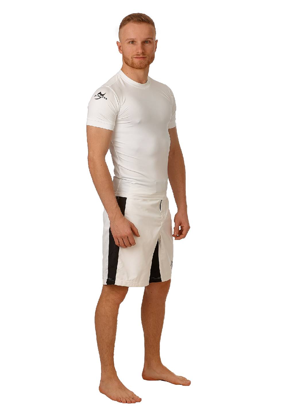 Ju Sports Compression Shirt kurzarm weiß Muttertagsangebot