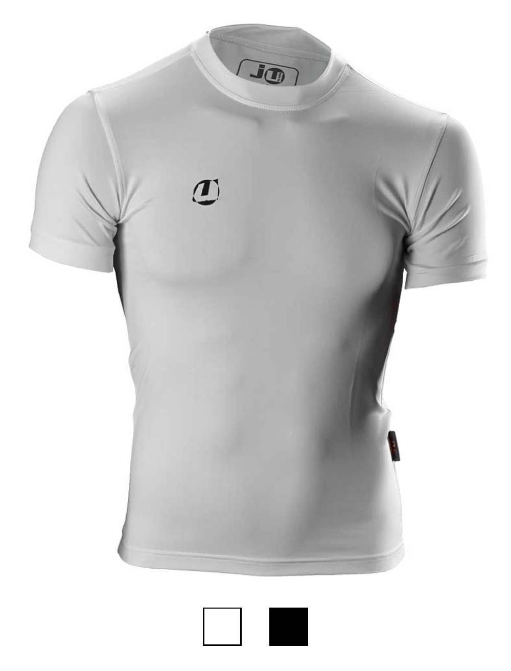 Ju Sports Compression Shirt kurzarm weiß Muttertagsangebot