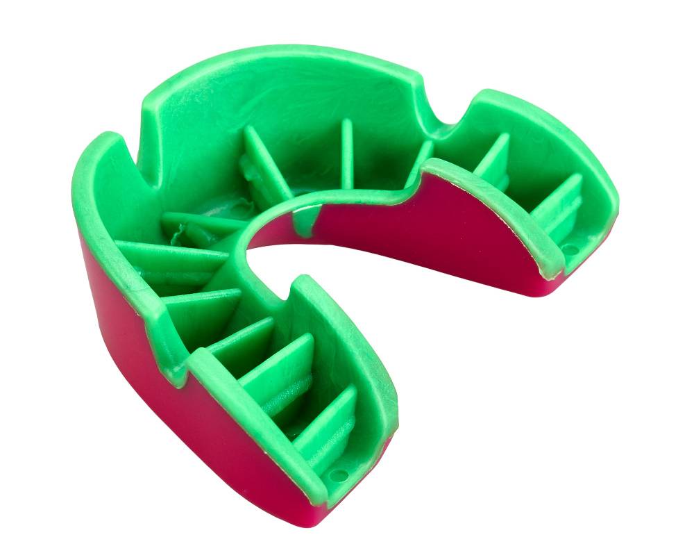 Ju Sports OPRO Zahnschutz Silver - Pink/ Fl. Green Bestseller