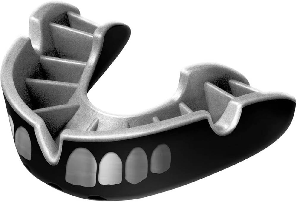 Ju Sports OPRO Zahnschutz Silver Senior 2022 - Grillz black/silver Räumungsverkauf
