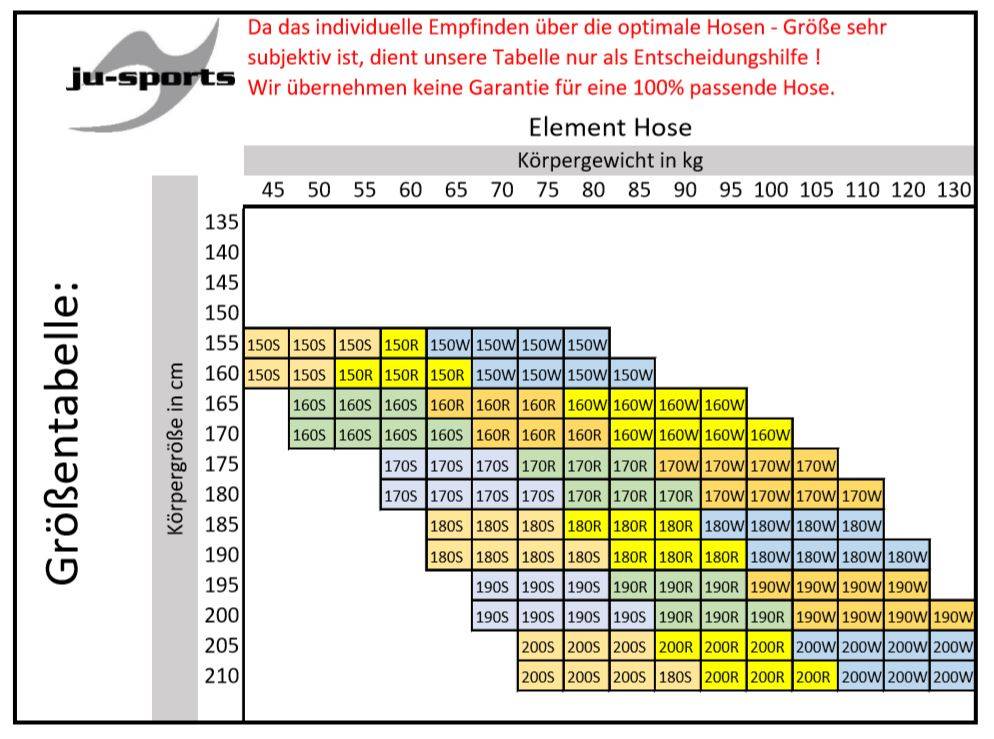 Ju Sports Element Hose weiß wide cut Nur noch ein Tag übrig