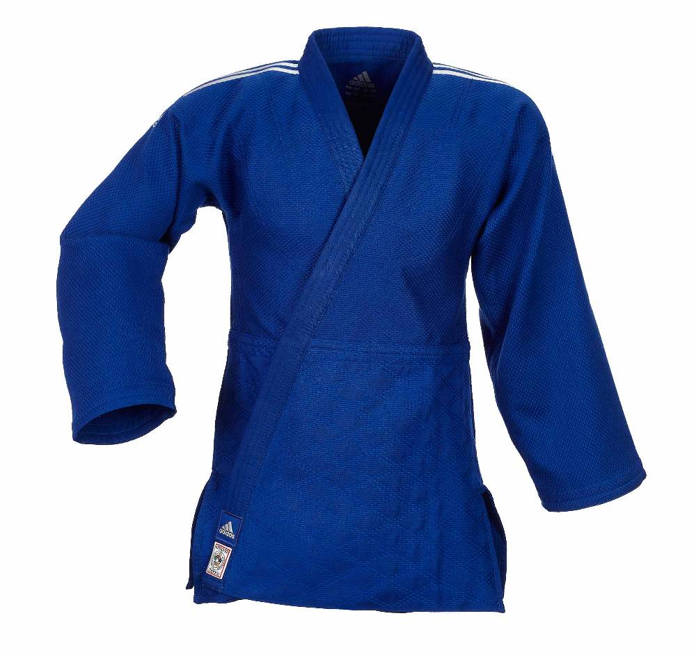 Ju Sports adidas Judoanzug CHAMPION II IJF, blau/weiße Streifen, JIJFB Heißer Verkauf