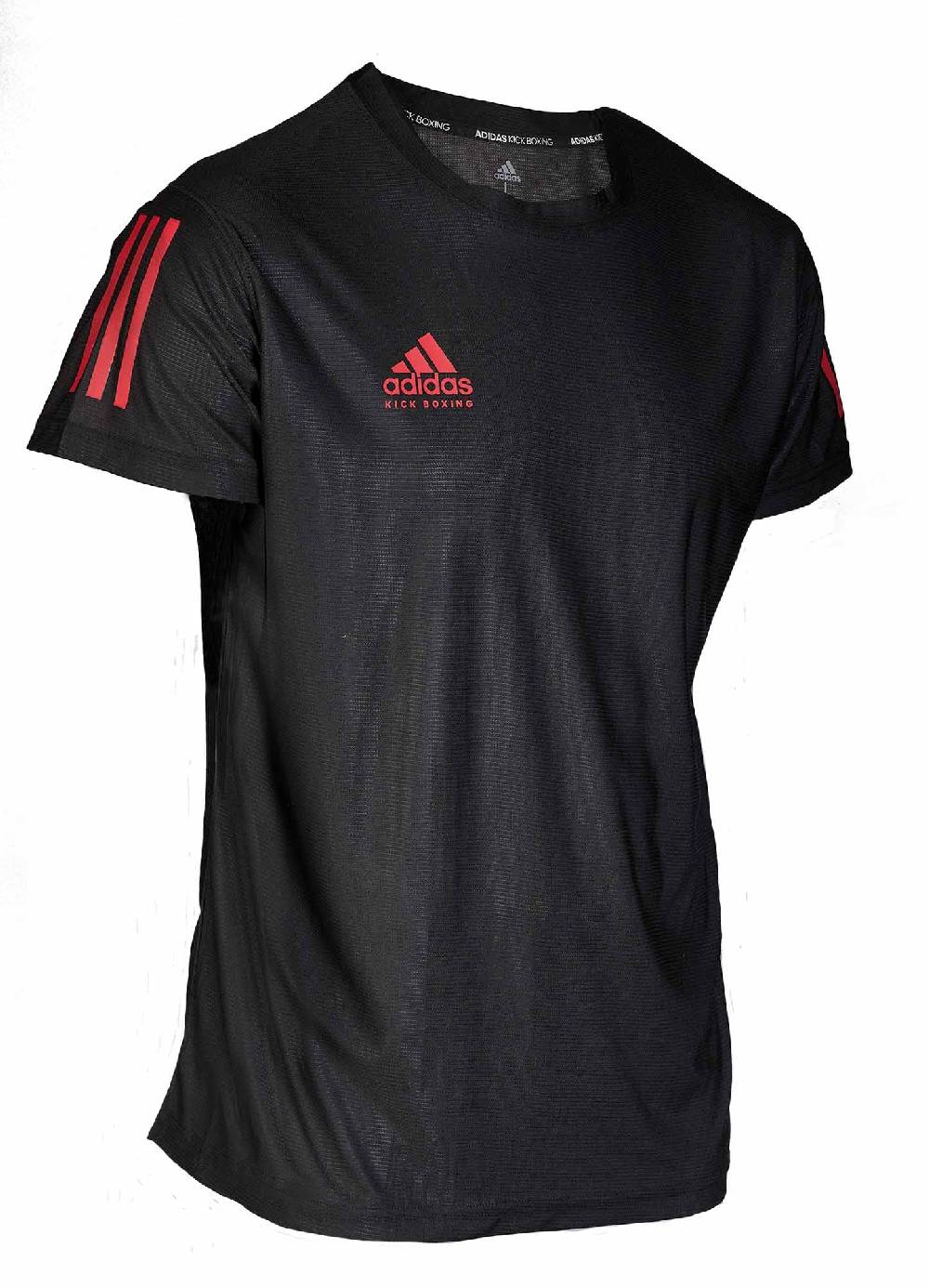 Ju Sports adidas Kickbox-T-Shirt Basic schwarz/rot, adiKBTS100