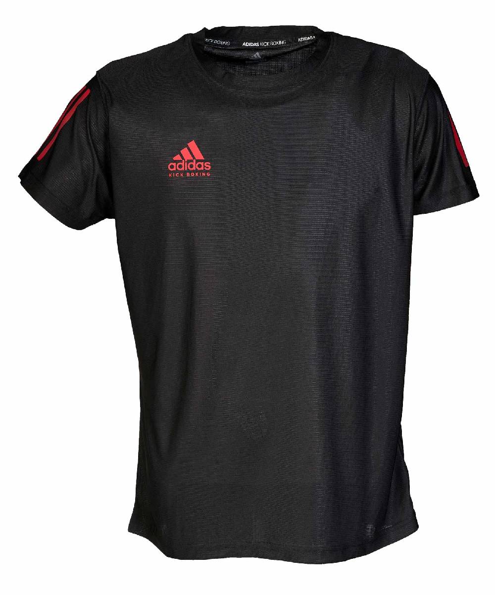 Ju Sports adidas Kickbox-T-Shirt Basic schwarz/rot, adiKBTS100 Top Angebot