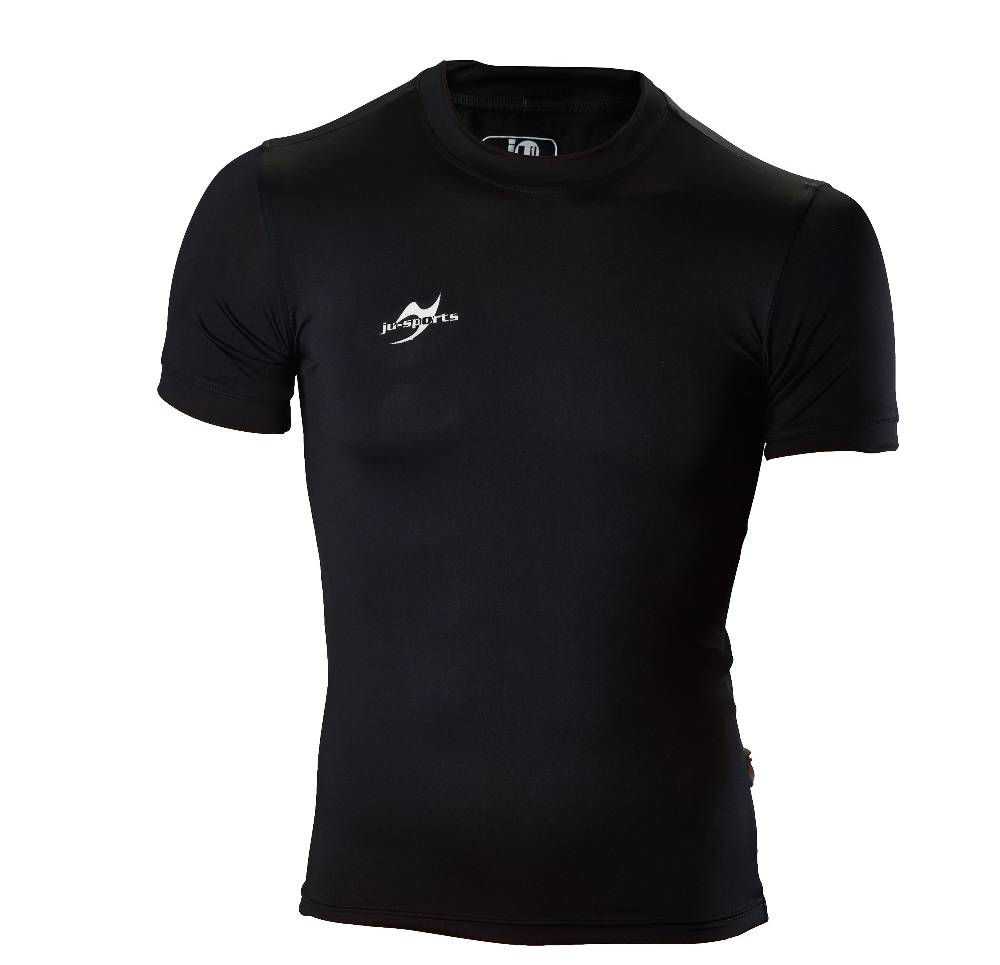 Ju Sports Compression Shirt kurzarm schwarz Große Rabatte