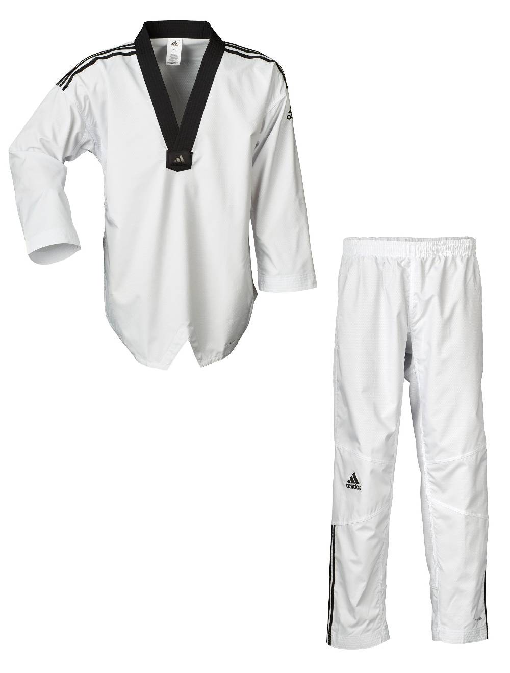 Ju Sports adidas Taekwondoanzug, Fighter mit Streifen, ADITF02