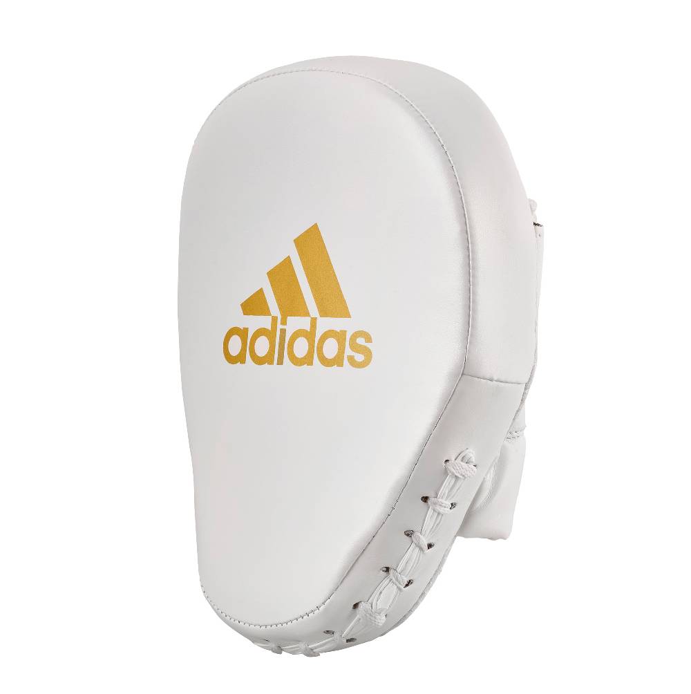 Ju Sports adidas Speed Coach Paar-Pratzen, weiß/gold ADISBAC014 Im Verkauf