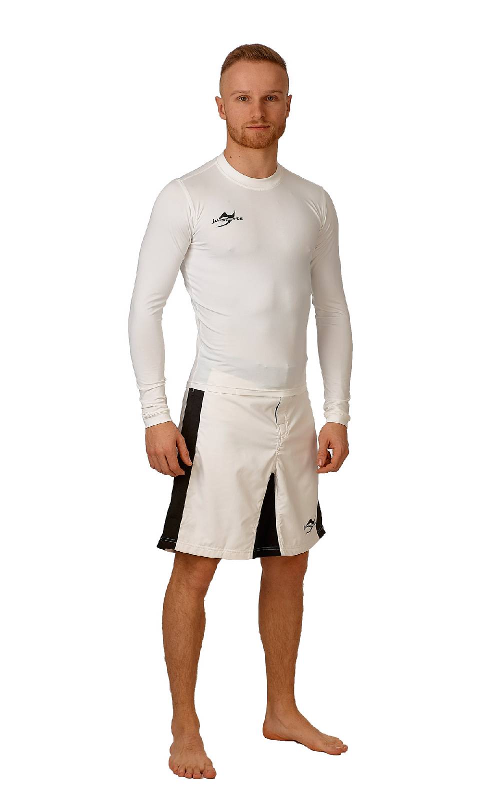 Ju Sports Compression Shirt langarm weiß Online