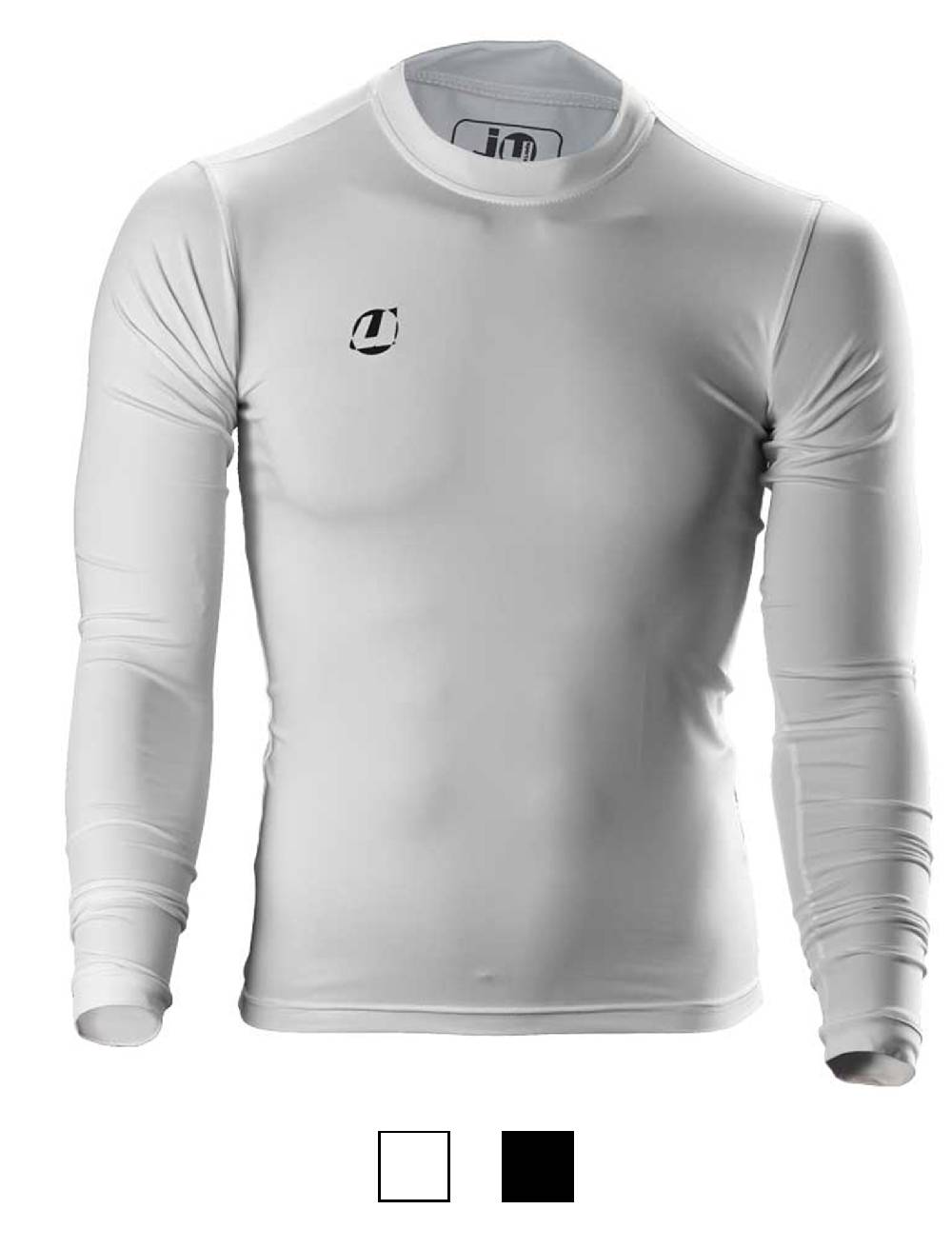 Ju Sports Compression Shirt langarm weiß Online