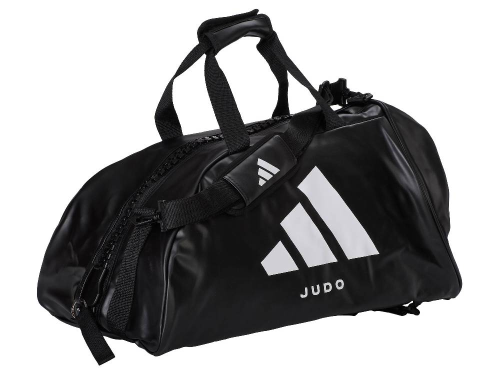 Ju Sports adidas 2in1 Bag "Judo" black/white PU L, adiACC051J