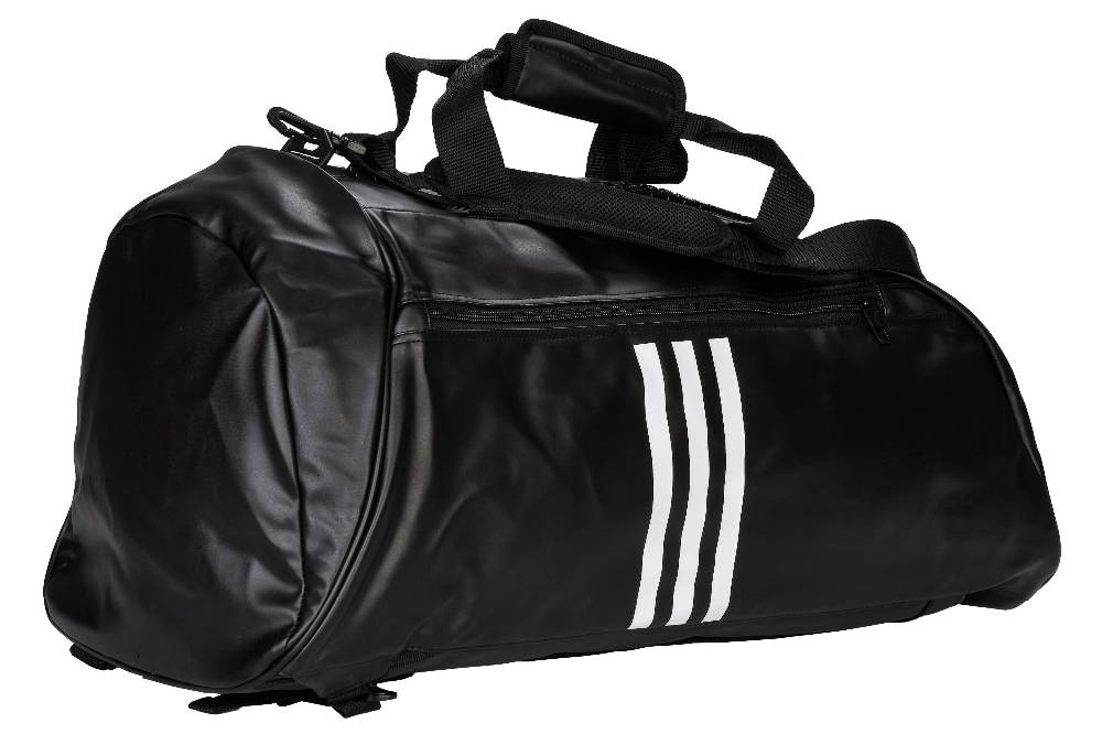 Ju Sports adidas 2in1 Bag "Judo" black/white PU L, adiACC051J Outlet