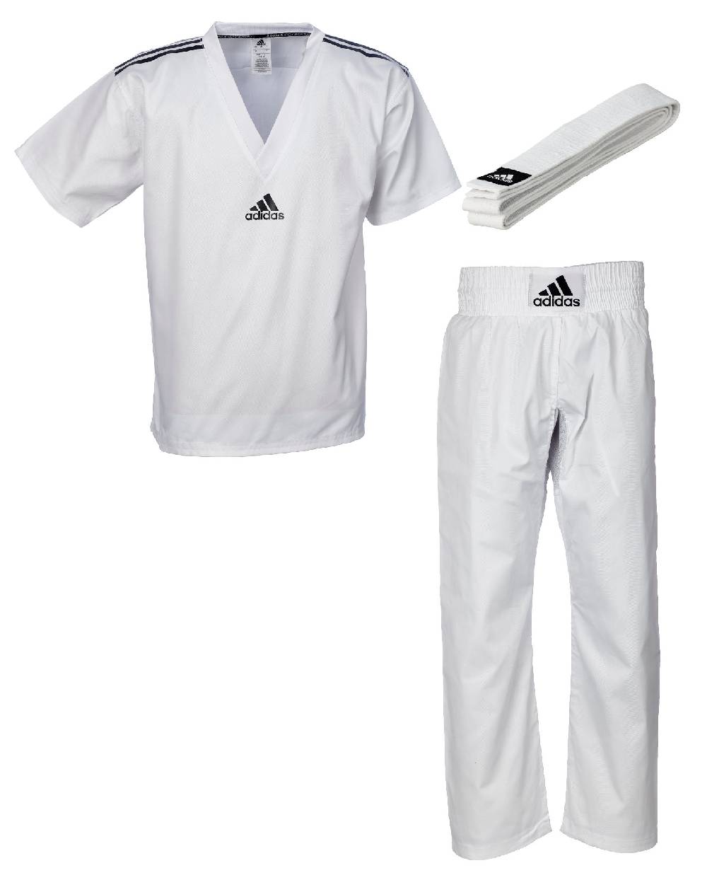 Ju Sports adidas Kickbox-Uniform "Club" weiß, adiKBUN20