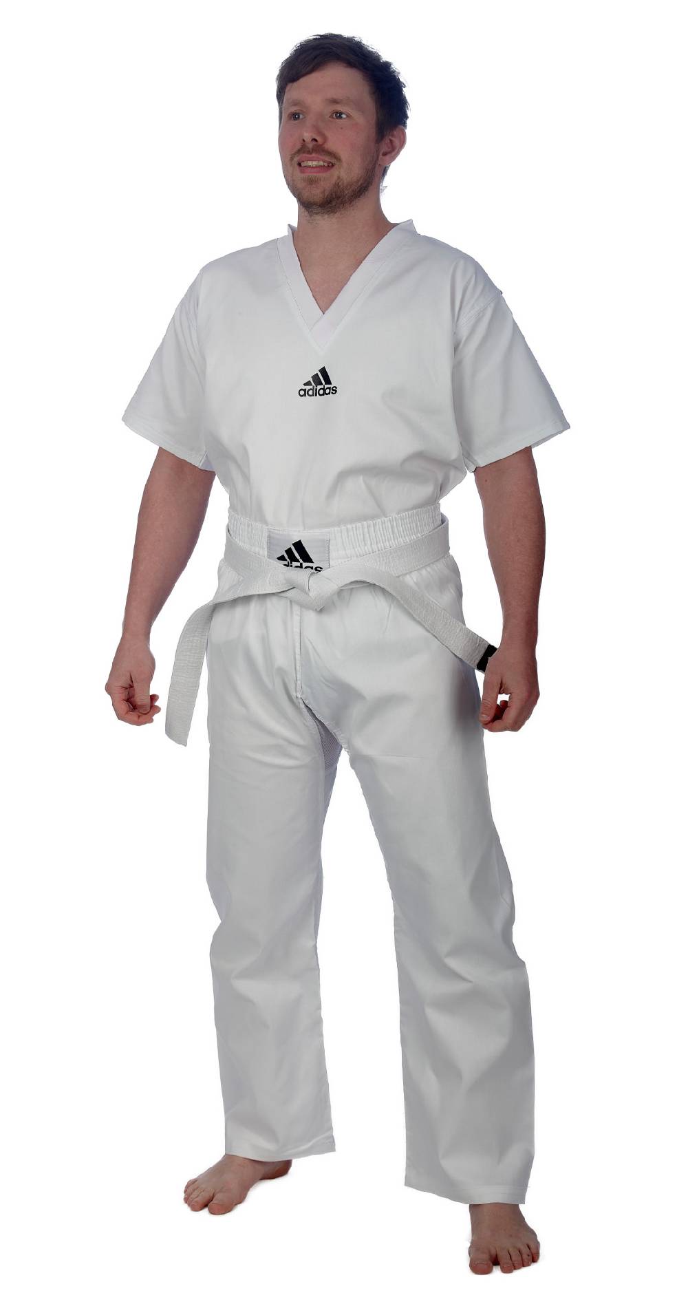 Ju Sports adidas Kickbox-Uniform "Club" weiß, adiKBUN20 Auslauf